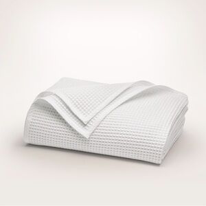 Boll & Branch Waffle Blanket - King/Cal King - White